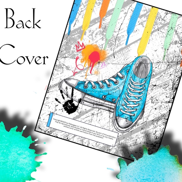 NOTEBOOK 100 PAGES, GLOSSY FINISH, Size : 8.0” x 10.0”, Paperback Cover. - Picture 2 of 5